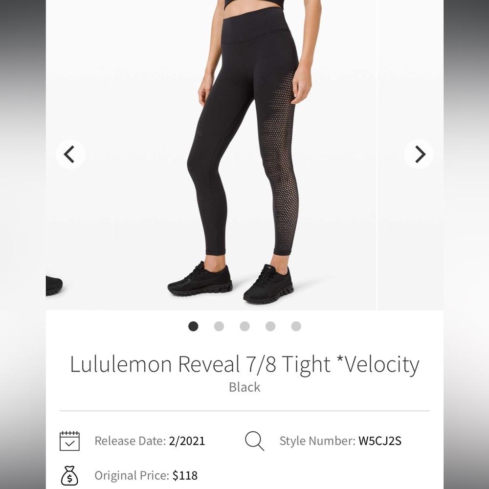 4/$50 Lululemon reveal Leggings never worn